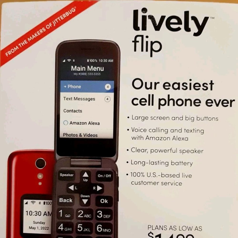 Lively Flip Phone
